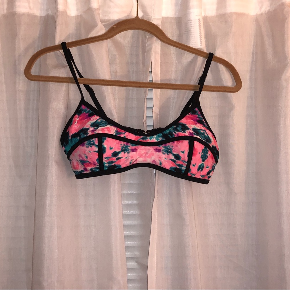 Target: pink-patterned bathing suit top!!